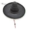 Zonnehoed Mexicaanse Sombrero met Kleurrijke Pompons, Hawaiiaanse Stijl Geweven Strohoed, Brede Rand Lichtgewicht Alle Seizoenen Feestkostuum voor de Zomer
