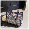 1PC Large Capacity Canvas Tote Bag Women's Autumn and Winter New Casual Commuter Portable Shopping Bag Lightweight One Shoulder Mommy Bag
