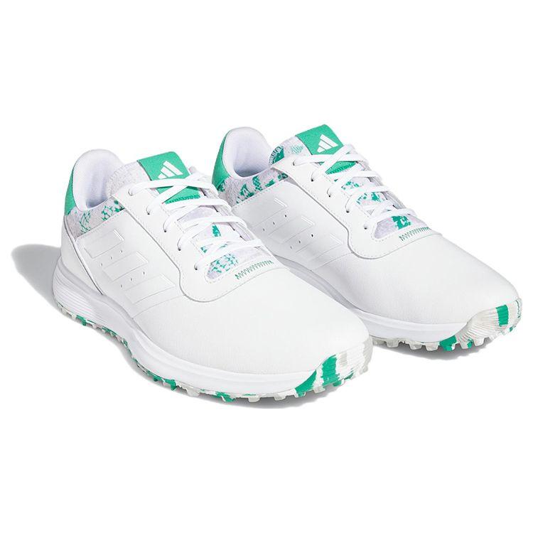 Adidas S2G SL 23 Shock Absorbing Slip Resistant Durable Low Top Golf Shoes Men Sneakers White Green GV9422