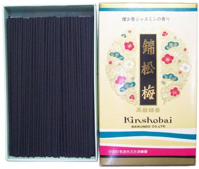 Awaji Incense Jasmine 140g Value Japanese Incense Kinshoubai Umekundo's Low-Smoke Sticks, Premium, Low-Smoke, Scent, Kinshoubai, (Senko), Pack, Stick,