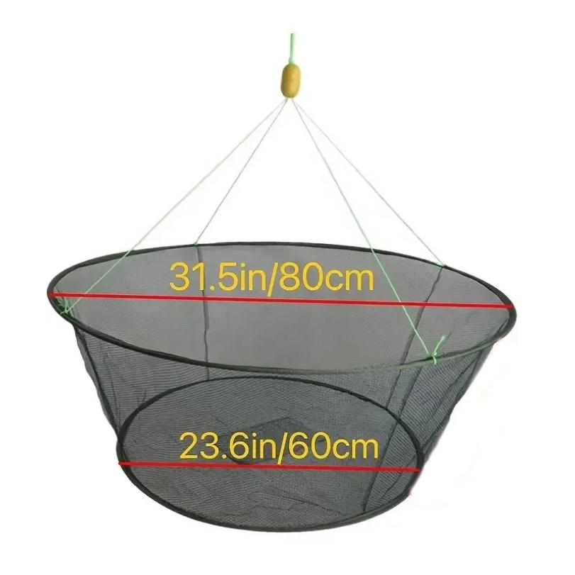 Open folding lifting net, fish bag, crab cage, fishing net, hand thrown net, lifting net, circular shrimp net