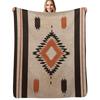 Boho Bohemian Illustration Kunst Textur Überwurf Decke Gemütliche Leichte Decke für Reise Camping Picknick