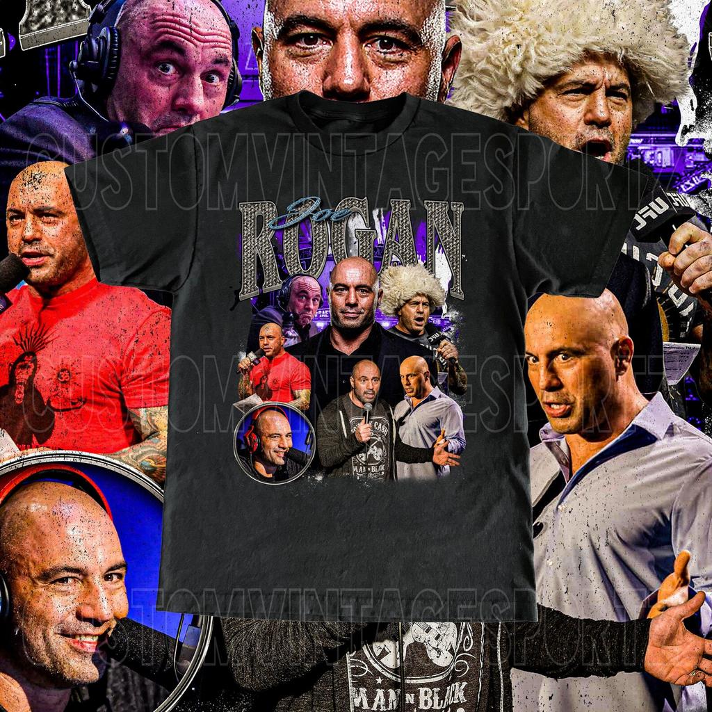 Vintage Joe Rogan T Shirt High Quality Print - Podcaster UFC Fan Custom Vintage Design MMA Fan Adult & Kids Sizes