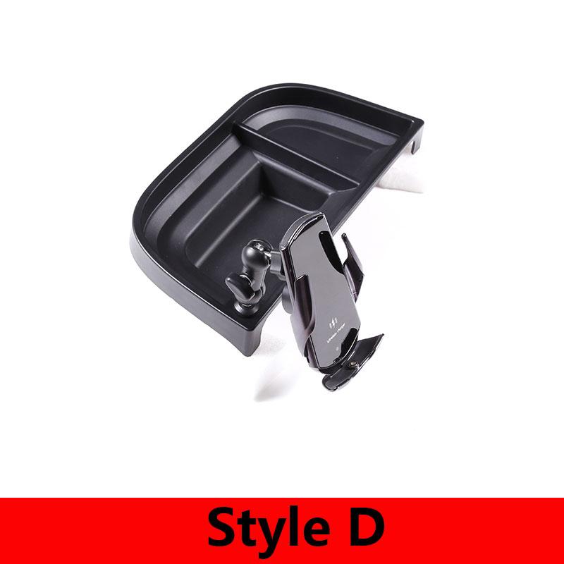 For Ford Maverick -25 ABS Black Car Dashboard Storage Box Tray Phone Holder GPS Navigation Bracket Interior Car Accessories