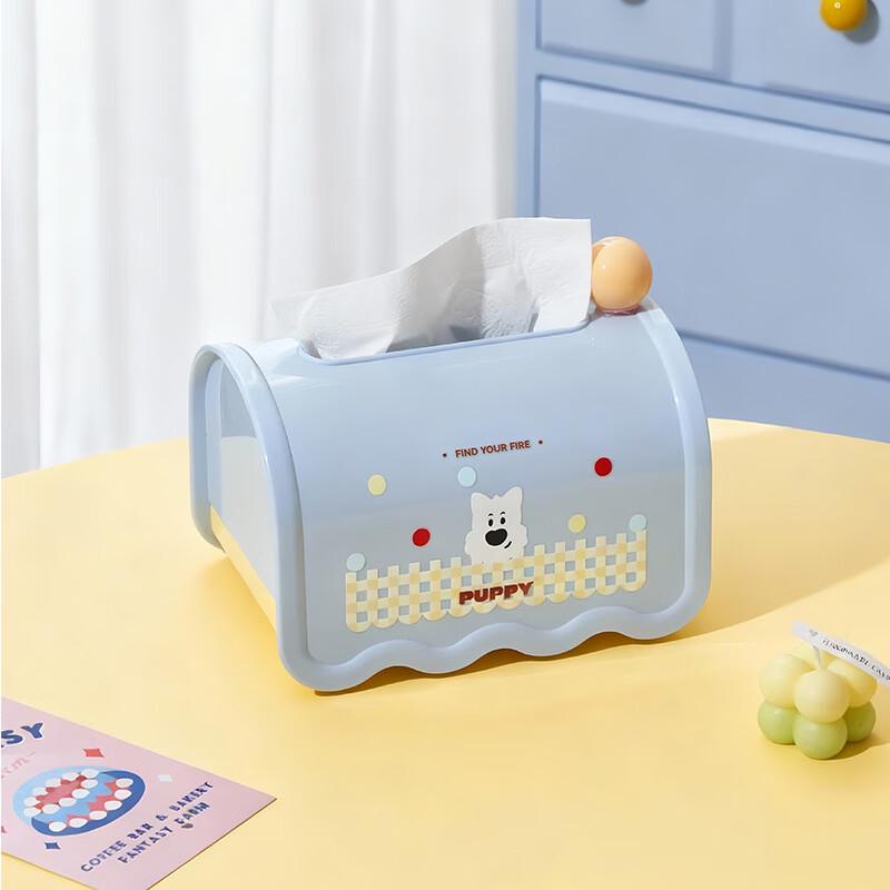 Cute Puppy Magnetic Spring-Loaded Tissue Dispenser