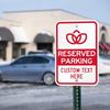 1pc 12"x18" SmartSign Custom Reserved Parking Sign | USA-Made 63 Mil Laminated Rustproof Aluminum | Add Logo/Text, Reflective Op
