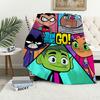 Manta Plush Desenho Animado Fofo Tapete de Sesta para Sofá Sala de Estar Quarto T-Teen Escritório Quente Quarto T-Titans Aniversário Casa Viagem Presentes para Crianças