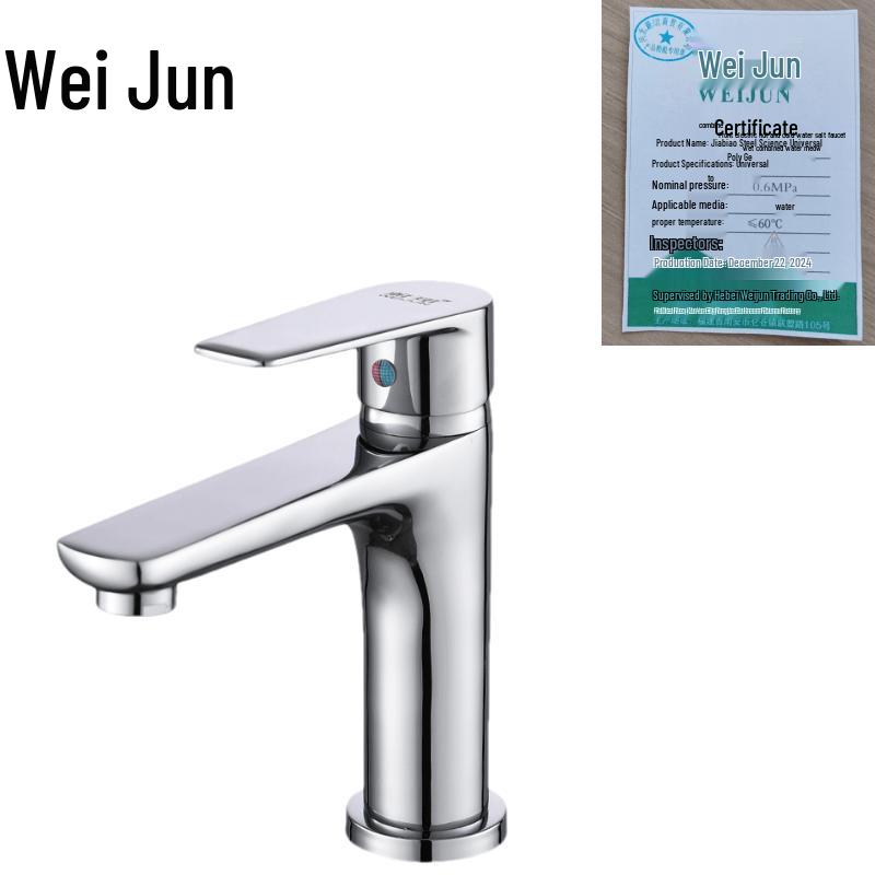 Stainless Steel Single-Handle Basin Faucet