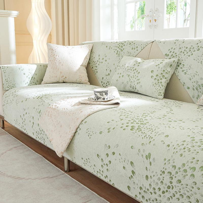 Chenilowa poduszka na sofę Cztery pory roku Uniwersalny pokrowiec na sofę Uniwersalny pokrowiec All-Inclusive Antypoślizgowy pokrowiec na sofę