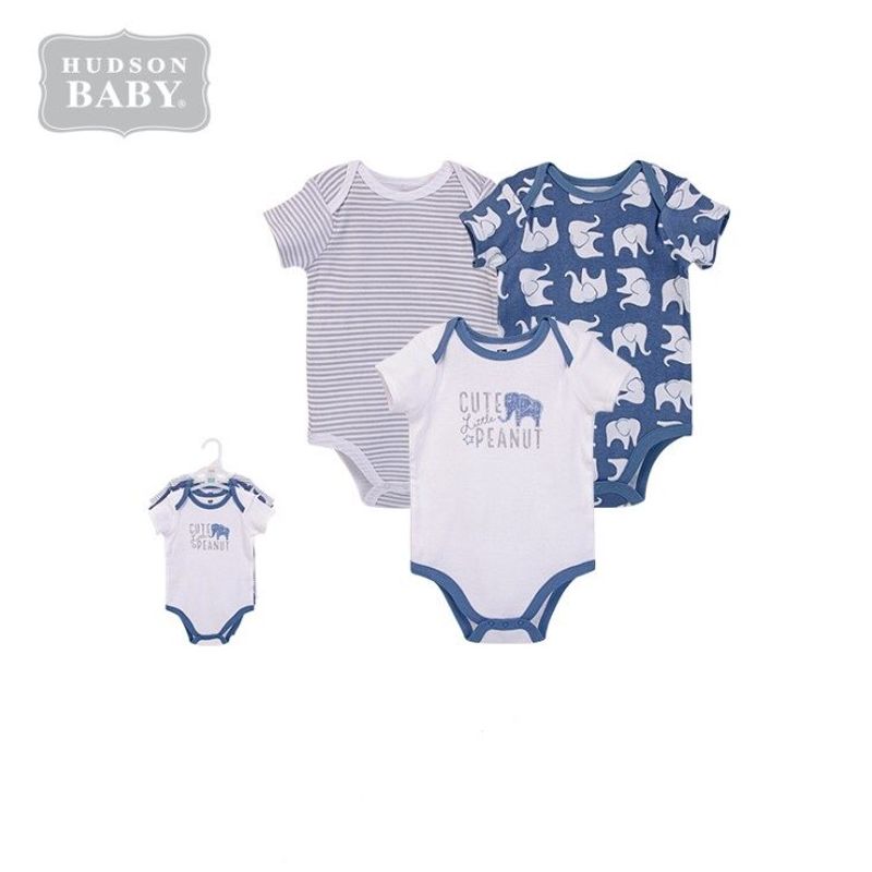 Little Treasure Baby Pure Cotton Gentleman's Bow Tie Boy Romper Jumpsuit Three-Piece Set