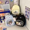 Nowy Nylonowy Plecak Harajuku Kieszeń PVC Japoński Styl Torba na Lalki Przezroczysty Kawaii Itabag