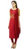 Atasi Women'S Rayon Straight Churidar Suit With Dupatta Sizes Available