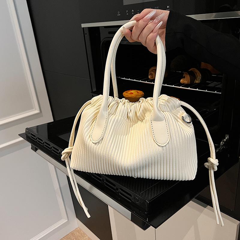 Premium handbag bag women's 2025 new trendy fashion casual shoulder bag commuter messenger bucket bag