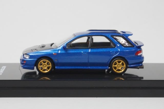 Freestyle MOTORHELIX SUBARU Impreza Wagon WRX STi VI Cappuccio in Fibra Rally Personalizzato M67108 (FREESTYLE) 1/64 Ver. Blu/Carbonio (Modello Finito)