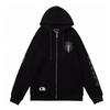 828 CHROME HEARTS 2025 Autumn and Winter New Plus Size Classic Style Logo Zipper Hooded Sweatshirt, Suitable for Couples To Wear
