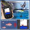 100M Depth Portable Sonar Finders LCD Display Sonar Fish Finder XF03 Fish Finders  Fishing Lure
