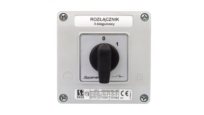 Cam Switch 0-1 3P 20A In Housing Sk20-2.8211Ob11