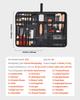 VEVOR Leather Working Tools Kit, 59 PCS Leather Craft Tools with Portable Canvas Storage Bag, Engraving Punching Sewing Stamping Sanding Tools