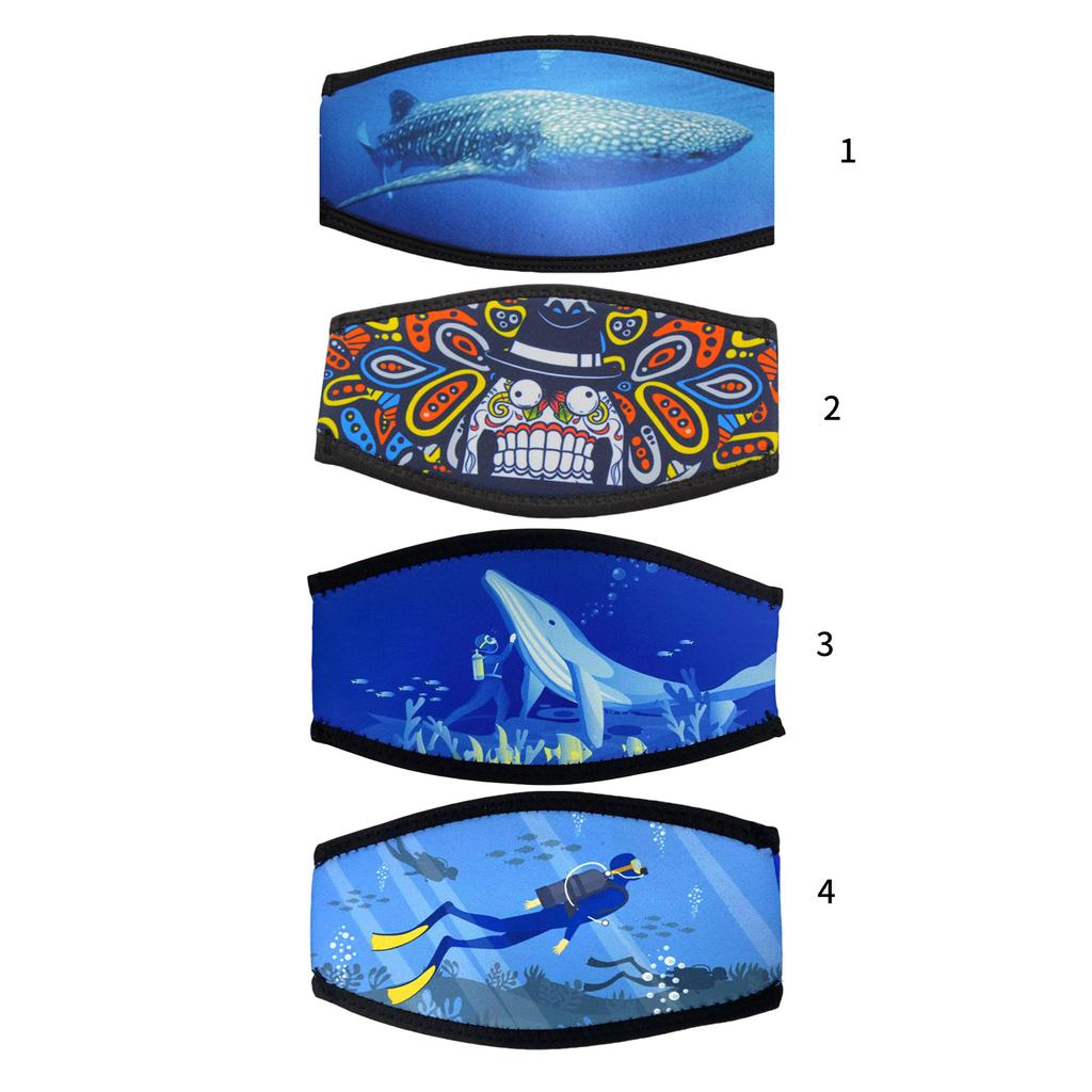 Neoprene Mask Straps Cover Swimming Dives and Snorkels Mask Straps Comfortable NonSlip Hair Protector Wrap Easy To Use