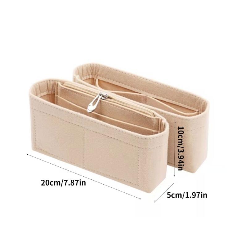Versatile Insert Bag Handbag Tote Bag Felt Insert Bag Organizer Women Makeup Pouch Purse Organizer Insert Bag in Bag