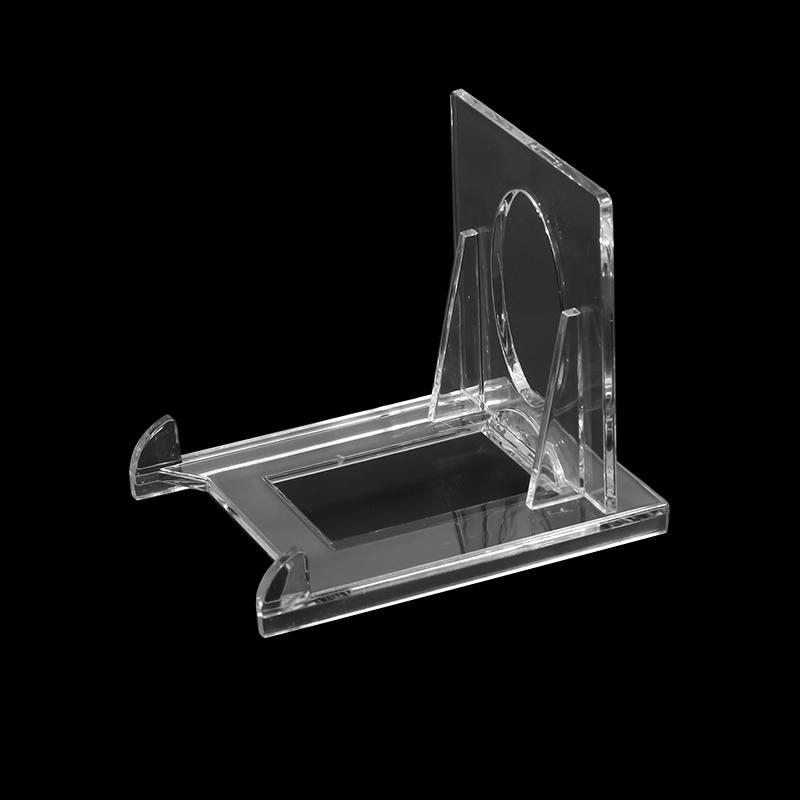 Mini Adjustable Protector Holders with Acrylic Stands Bases Desktop Clear Picture Photo Frames Card Rack Home Decor