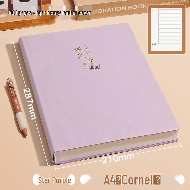 Extra Thick A4 Notebook for Students - Large, Simple Design for High School & University