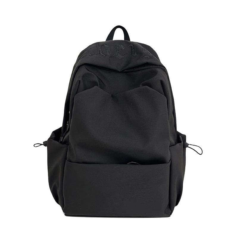Schoolbag Backpack Large Capacity Junior High School Student School Bag Versatile New Men's and Women's College Students Short Trip Backpack School