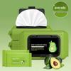 Avocado Extract Gentle Facial Cleansing Wipes - Disposable, Non-Irritating Towels