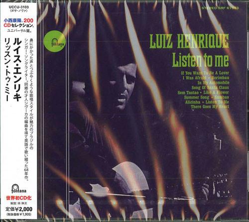 

CD LUIZ HENRIQUE - Listen To Me UCCU3103PROMO Fontana 2009 Japan ObiJazz Used