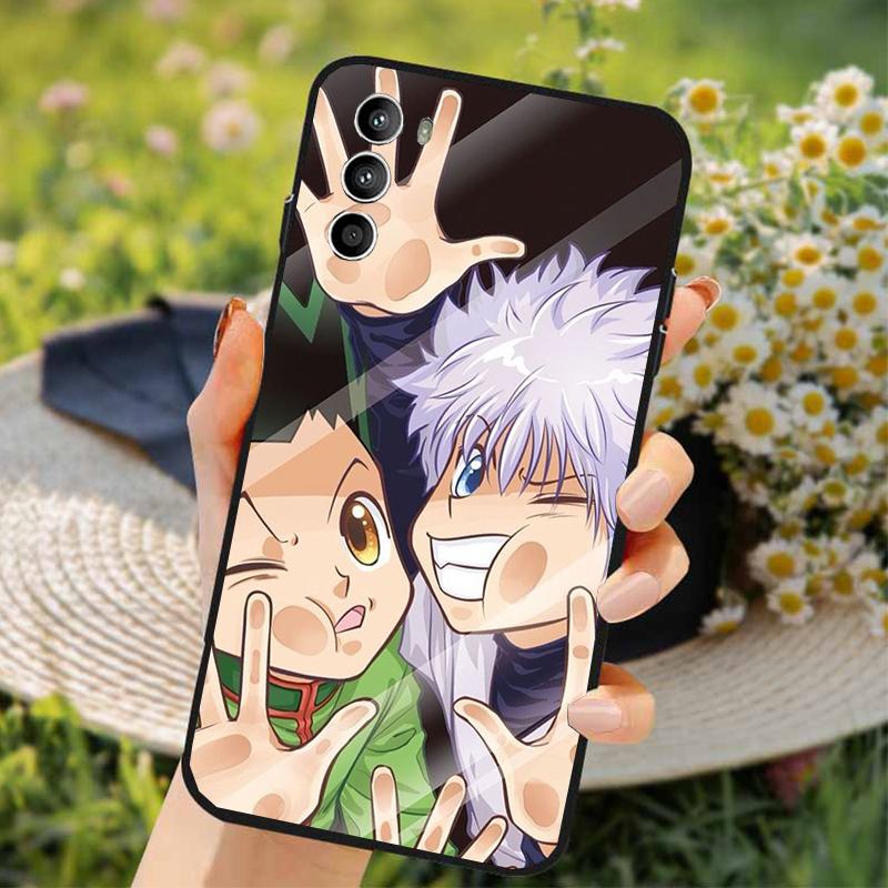 

Hunter x Hunter Phone Case For Motorola Edge 50 40 Pro 50 40 30 Ultra Neo Fusion Moto G84 G54 G85 G62 G53 G72 Moto G53
