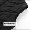 Herren Übergröße Daunen Baumwolle Weste Herbst Winter Warme Weste Fleece Partner Outfit Neu Lässige Ärmellose Jacke