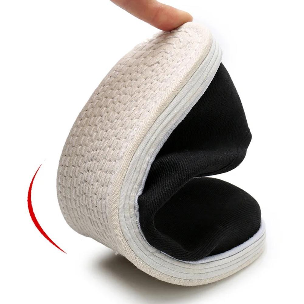 Fashion Men's Casual Work Shoes Black Hand-made Multi-layer Cloth Sole Kung Fu Tai Chi Martial Arts Training Kung Fu Sports Sneakers