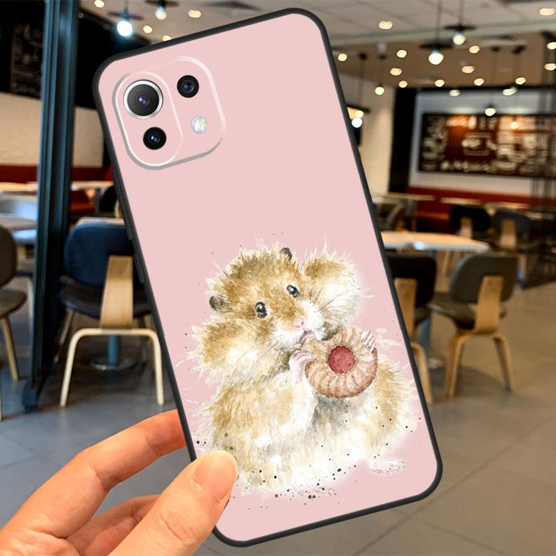 Animal Guinea Pig Case For Xiaomi 14T Pro 11T 12T 13T 13 14 15 Ultra POCO X7 Pro X3 X5 X6 F5 F6 M6 Pro Coque