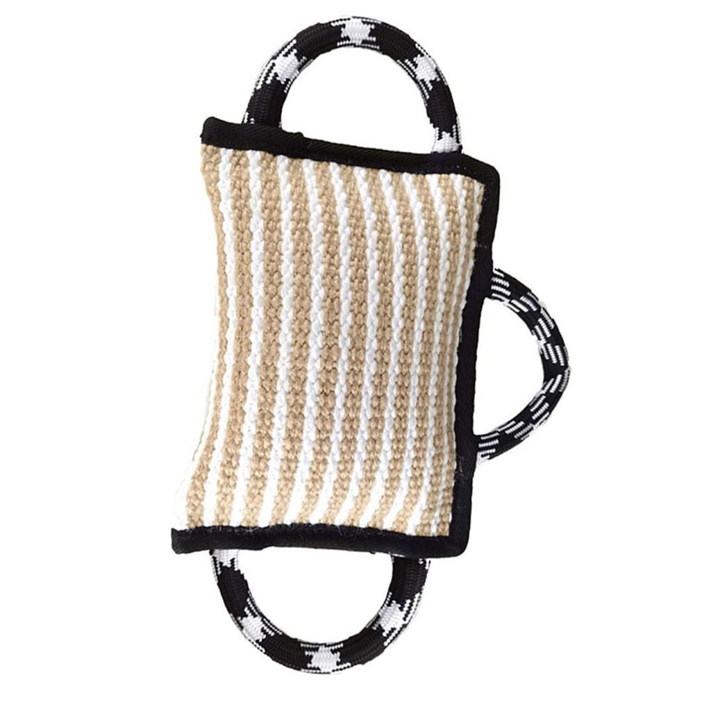 Dog Bite Numbing Pillow Tug Toy Dog Training Tug Pillow Toy with Handles Dog Training Bite Pillow