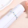Fashion Women'S Crystal Flower Bead Bracelet Adjustable Charm Bracelet Friendship Jewelry Accessories