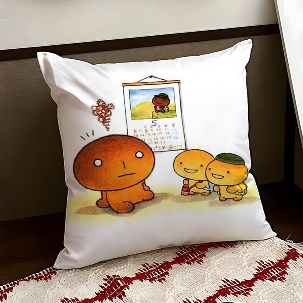 Japan Kawaii KKogepan Cushion Cover Reversible Soft Durable Pillow Cover Home  Car MultiScene Use for Daily Comfort