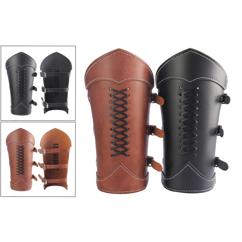 Knights Medieval Costume Bracer Wrist Guard Cosplay Props Accessories for Men Women Teens