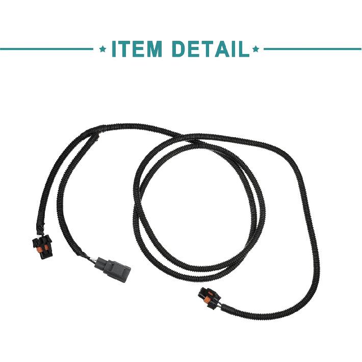 ACROPIX Front Fog Light Lamp Wiring Harness Fit for Ram 1500 - Pack of 1 Black