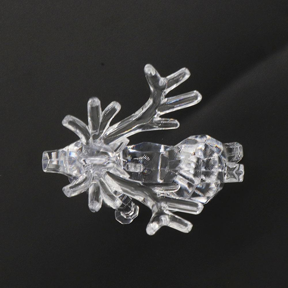 DIY Accessories Simulation Acrylic Deer Cute Acrylic Crystal Deer Elk Deer Children's