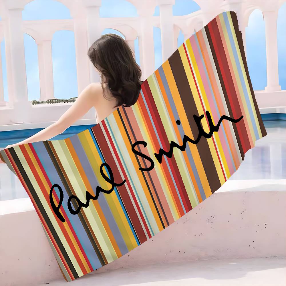 Fashion Brand Famous P-Paul S-Smith Anime Beach Swimming Towel Soft Absorbent Washcloth Children's Gifts For Travel Camping Gym