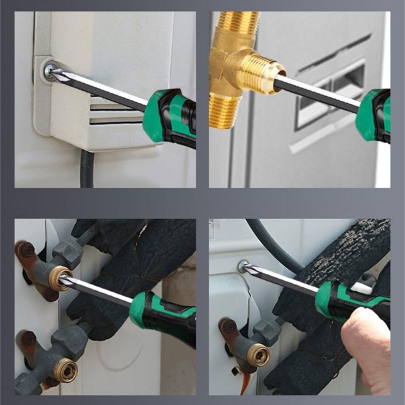 Long Screwdriver Magnetic Crossing Screwdriver Steel Screw Driver For Disassemble Toy Items Repair Tool 75mm/100mm