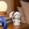Personalized Desk Accessory 3D Printed Ghost Figurine, Cute Desktop Ornament, Mini Office Decoration Halloween Reaper Statue for Study Room