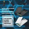Removable Battery Case Battery Holder Rechargeable Batteries Storage Box Detachable Mobile Power Module ABS Texture