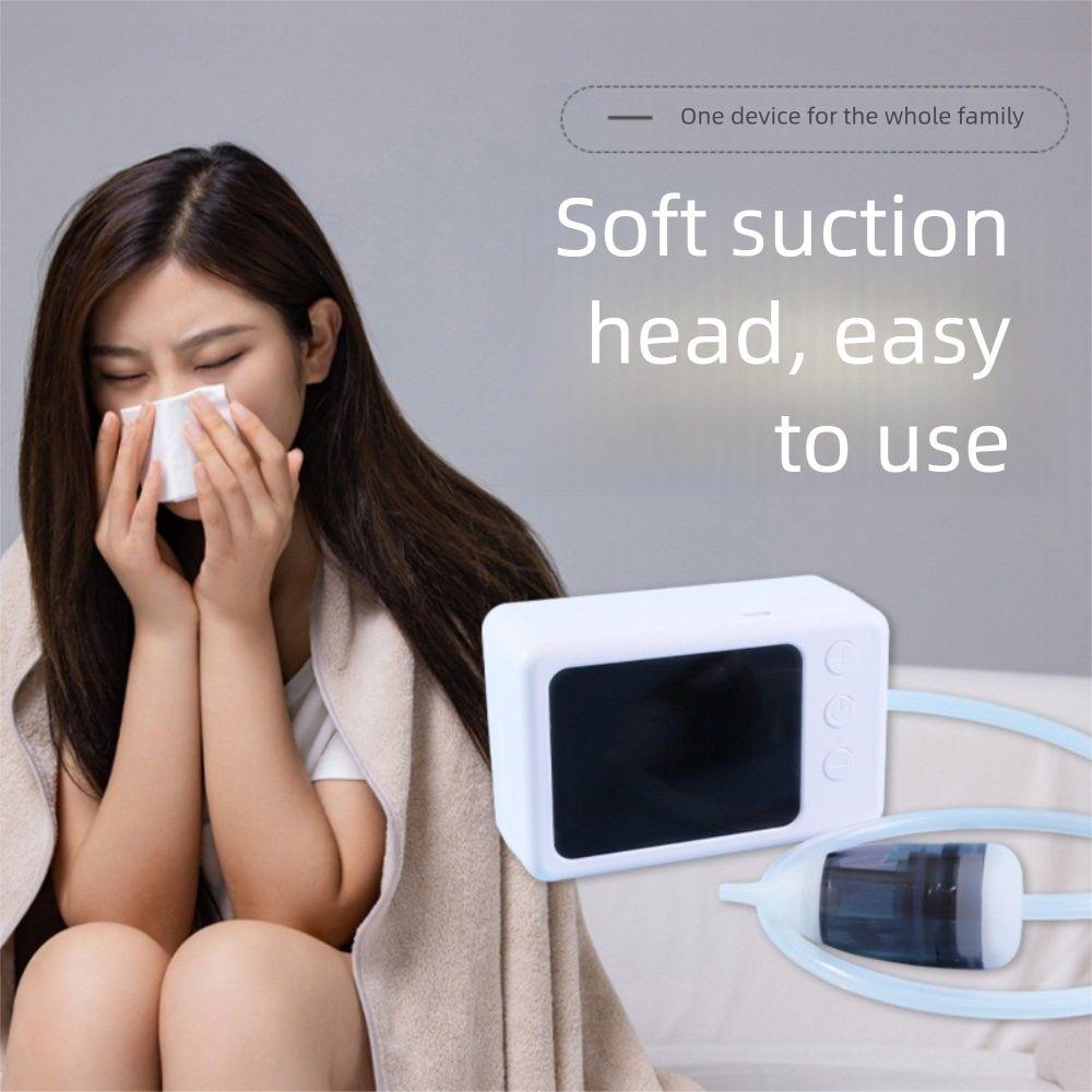 LCD Digital Display Tonsil Stone Vacuum Removal Kit 3 Suction Nozzles Throat Suction Tube  For Oral
