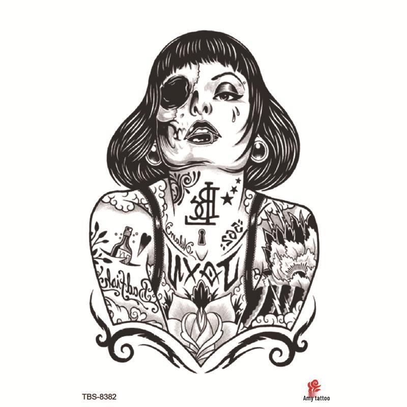 Set mic de tatuaje autocolante totem și simbol impermeabile pentru antebraț