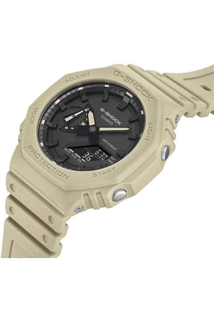 CASIO G-SHOCK GA-2100-5ADR Beige Analog Digital Watch 200M Carbon Core CasiOak