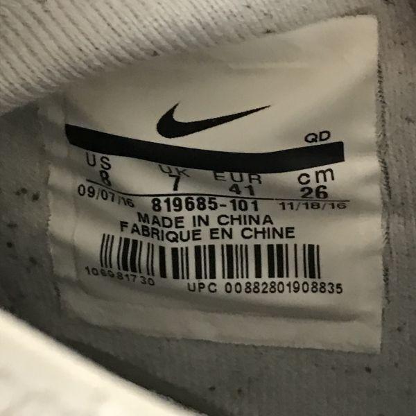 Nike /Air Huarache Low Run Ultra/Sneakers/Running Shoes/26.0/White/Sneakers Shoes Trainers(USED)