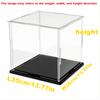1pc Clear Self-Assembled Acrylic Display Box Dustproof Storage Display Cabinet, Suitable for Car Models/Toys/Collectibles