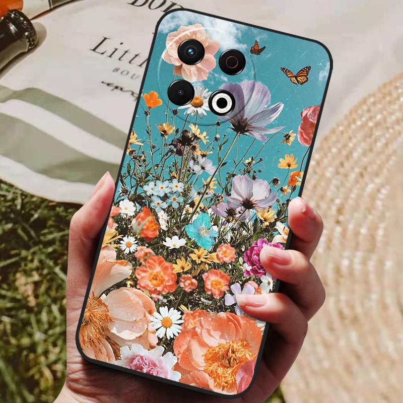 Für Tecno Spark 30 Pro KL7 Hülle Luxus Handy Silikon Rückseite für Tecno Spark 30Pro 4G Hüllen Schutz Stoßfest Schale Capas