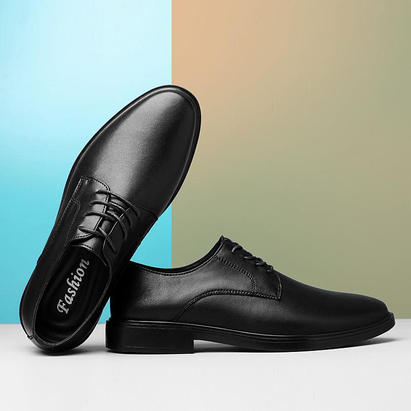 Модные мужские туфли-оксфорды на шнуровке — фото 4